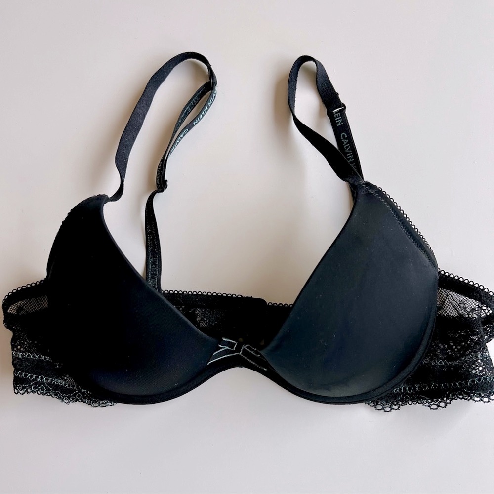 Calvin Klein Black Lace Bra 34A